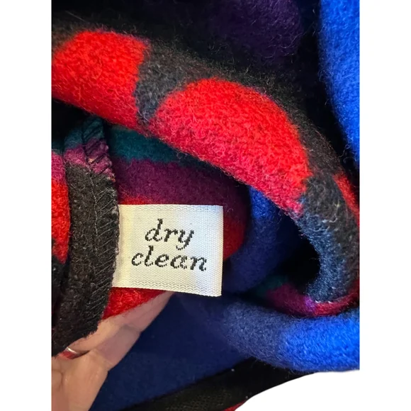 Vintage Knockabouts Pendleton Aztec Wool Vest Women's Sz Large Black Multicolor - Picture 6 of 11